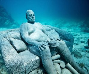 nassau underwater statues bahams